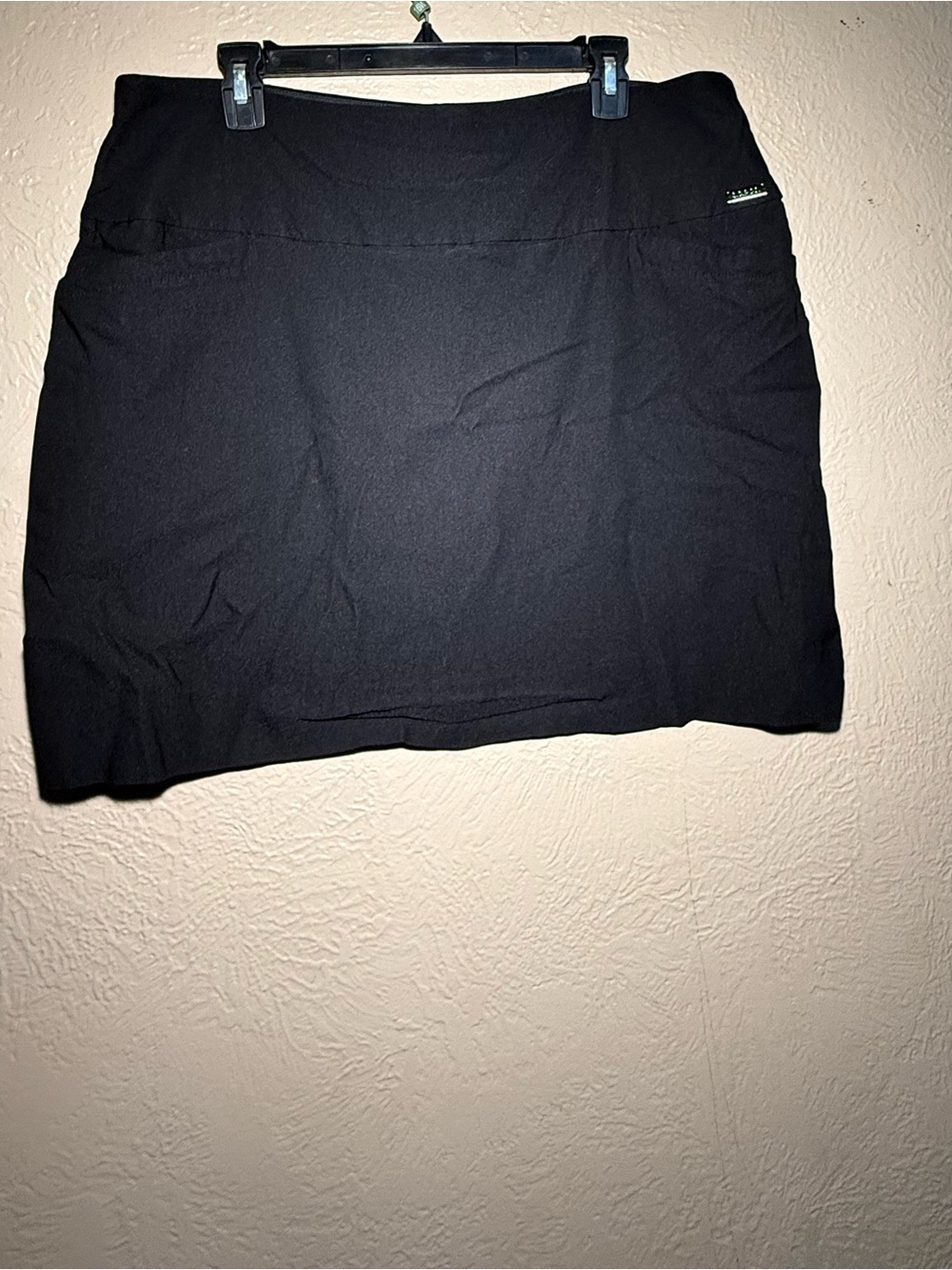 S.C.& CO Black Mini Skirt - Simple Straight Cut